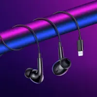 Hands Free Hoco M111 Pro Primero Series Earphones Stereo Lightning Black 1.2m
