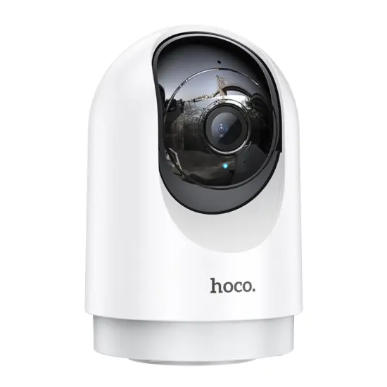 Hoco Wi-Fi  D1 Indoor PTZ HD Camera with Horizontal Viewing Angle 355° Vertical Viewing Angle 110° and Micro SD Port up to 128GB