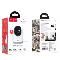 Hoco Wi-Fi  D1 Indoor PTZ HD Camera with Horizontal Viewing Angle 355° Vertical Viewing Angle 110° and Micro SD Port up to 128GB
