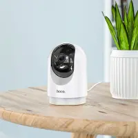 Hoco Wi-Fi  D1 Indoor PTZ HD Camera with Horizontal Viewing Angle 355° Vertical Viewing Angle 110° and Micro SD Port up to 128GB