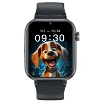 Smartwatch Maxcom FW59 4G GPS IP65 670mAh with 1.85” IPS 20mm Silicon Band and SOS Button Black