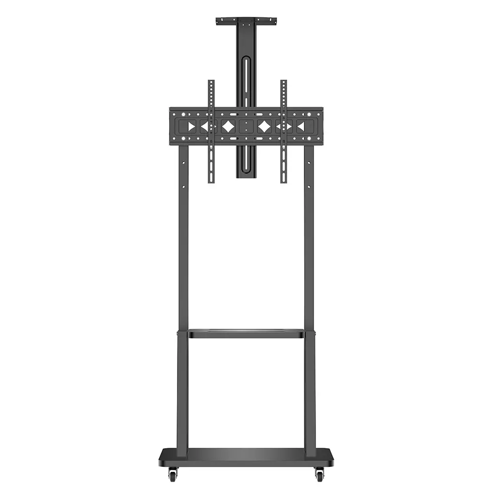 Wheeled TV Flor Stand Y800  for 32'' - 75'' VESA from 100x100mm to 600x400mm. Maximum weight capacity 50kg