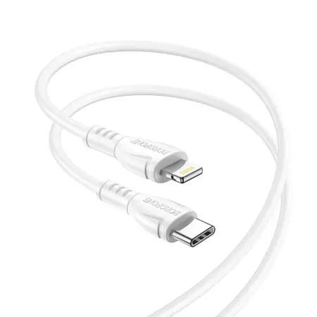 Data Cable Borofone BX51 Triumph USB-C to Lightning 12W 2.4A White 1m