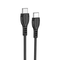 Data Cable Borofone BX51 Triumph USB-C to USB-C 60W Black 1m
