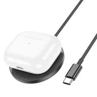 Charger Hoco CW52 Enjoy Magnetic Magsafe 15W with USB-C Cable 1m Black