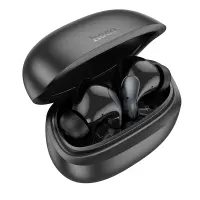 Wireless Headset Hoco EQ5 Energy 7h TWS V5.3 with ANC+ENC Noise Reduction Link for 2 Phones and LED Display Black