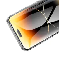 Tempered Glass Hoco Premium Series A35 120CC Large Arc Dustproof 0.4mm 2.5D Anti-Fall για Apple iPhone 15 Pro
