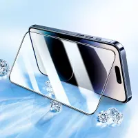 Tempered Glass Hoco Premium Series A35 120CC Large Arc Dustproof 0.4mm 2.5D Anti-Fall για Apple iPhone 15 Pro