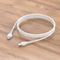 Data Cable Hoco X37 Cool Power USB-C PD27W  to Lightning with Bending Resistance Cable White 1m