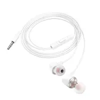 Hands Free Hoco M107 Discoverer Universal Earphones 3.5mm White 1.2m