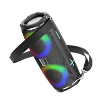 Wireless Speaker Hoco HC12 Sports V5.0 2x5W 1200mAh Microphone FM Micro SD USB AUX Ports LED Black