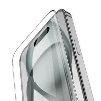 Tempered Glass Hoco Premium Series A37 120CC Large Arc Edges Dustproof 0.4mm 3D Anti-Static for Apple iPhone 15 Plus