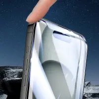 Tempered Glass Hoco Premium Series A37 120CC Large Arc Edges Dustproof 0.4mm 3D Anti-Static for Apple iPhone 15 Plus