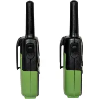 Walkie Talkie Set 2pcs with Hands Free Reception Range of Coverage 7 km 3AAA Sencor SMR 131 Black/Green