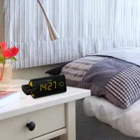 Sencor SRC 330 OR Clock Radio with Time Projection, Thermometer, and Calendar