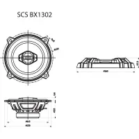 Car Speakers Sencor SCS BX1302 Diameter 13cm 75W