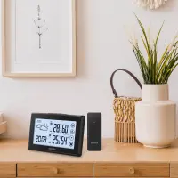 Weather Station - Clock - Alarm Clock Sencor SWS 2850 with Wireless Sensor and LCD Touch Screen