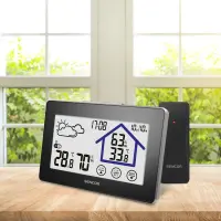 Weather Station - Clock - Alarm Clock Sencor SWS 2850 with Wireless Sensor and LCD Touch Screen