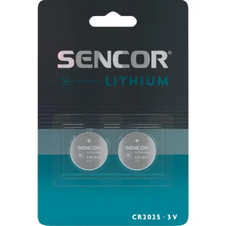 Buttoncell Lithium Sencor SBA CR2025 Pcs. 2