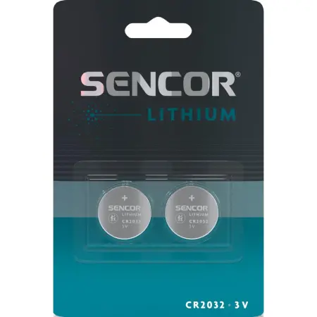 Buttoncell Lithium Sencor SBA CR2032 Pcs. 2