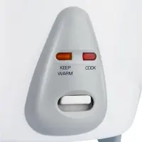 Electric Rice Steamer 1.5lt Stainless Steel Sencor SRM 1500WH White