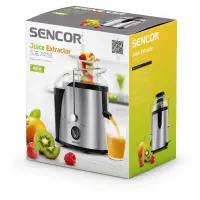 Slow Juicer Sencor SJE 741SS 400W with Titanium Strainer and Auto Pulp Separation