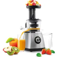 Slow Squeeze Juicer 400W Sencor SSJ 4041BK Black/Silver