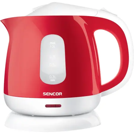 Kettle Sencor SWK 1014RD 1lt 1100W with Removable and Washable Dirt and Salt Filter Red