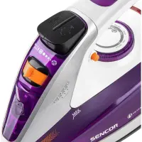 Steam Iron with Ceramic Plate and Detachable Drip-Stop Container 2400W Sencor SSI 8710VT Purple