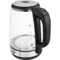 Electric Kettle 2lt with Temperature Selection 2200W Glass Sencor SWK 2090BK Black