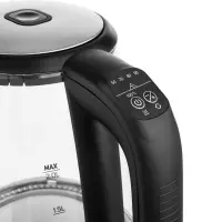 Electric Kettle 2lt with Temperature Selection 2200W Glass Sencor SWK 2090BK Black
