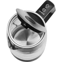 Electric Kettle 2lt with Temperature Selection 2200W Glass Sencor SWK 1890SS Silver