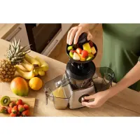 Slow Squeeze Juicer Titanium Strainer 400W Sencor SSJ 4050NP Black/Silver