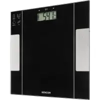 Bathroom Scale with Biometric Measurements Sencor SBS 5050BK Black