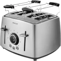 Toaster 4 places 1600W Stainless Steel Sencor STS 5070SS Silver
