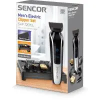Rechargeable Hair Clipper & Trimmer with 5 Heads Sencor SHP 7201SL Silver