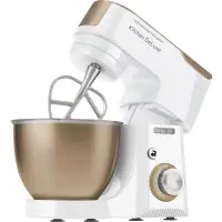 Food Processor 8 Speeds 6 in 1 4.5lt 1000W Sencor STM 4467CH White/Gold