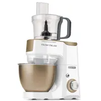 Food Processor 8 Speeds 6 in 1 4.5lt 1000W Sencor STM 4467CH White/Gold