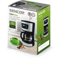 Filter coffee maker with LCD screen 750ml 700W Sencor SCE 3700BK Silver