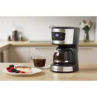 Filter coffee maker with LCD screen 750ml 700W Sencor SCE 3700BK Silver
