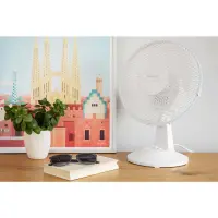 Table Fan Diameter 23cm Sencor SFE 2310WH White