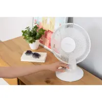 Table Fan Diameter 23cm Sencor SFE 2310WH White