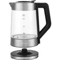 Electric Kettle 1.7lt with Temperature Selection 2200W GlassSencor SWK 1795SS Silver