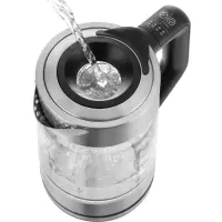 Electric Kettle 1.7lt with Temperature Selection 2200W GlassSencor SWK 1795SS Silver