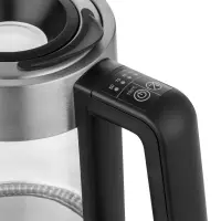 Electric Kettle 1.7lt with Temperature Selection 2200W GlassSencor SWK 1795SS Silver