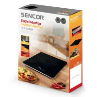 Portable Induction Cooker Single 2000W Ulrtaflat Sencor SCP 3701BK Black