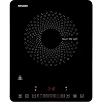 Portable Induction Cooker Single 2000W Ulrtaflat Sencor SCP 3701BK Black