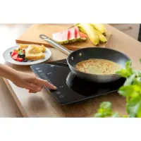 Portable Induction Cooker Single 2000W Ulrtaflat Sencor SCP 3701BK Black