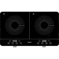 Portable Induction Hob Double 3500W 12-26cm Sencor SCP 4201GY Black