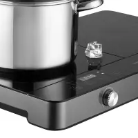 Portable Induction Hob Double 3500W 12-26cm Sencor SCP 4201GY Black